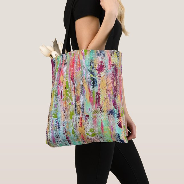 Coat of Many Colours Tote Bag (Close Up)