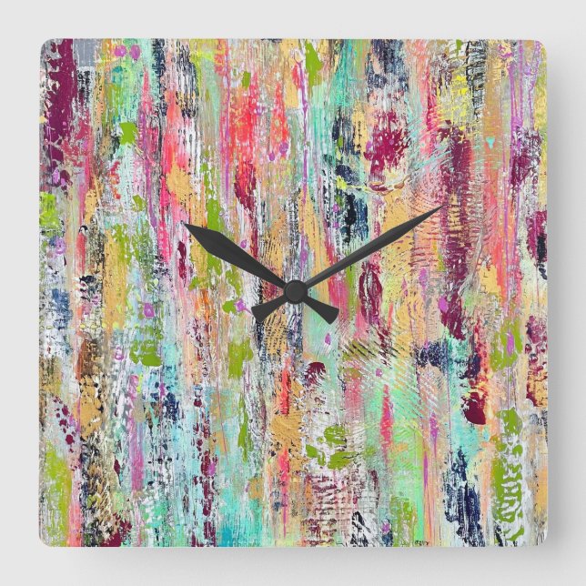 Coat of Many Colours Wall Clock (Front)