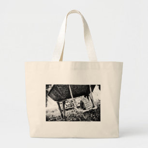 coated carrier large tote bag