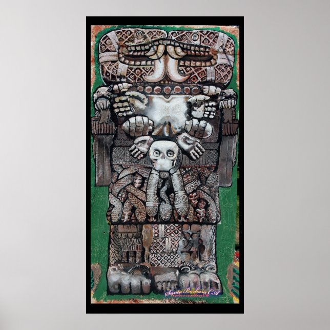 coatlicue, earth goddess poster (Front)