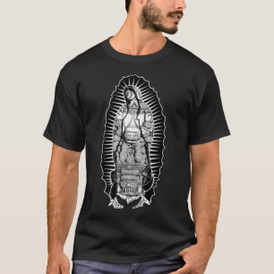 Coatlicue Guadalupe Black Version T-Shirt