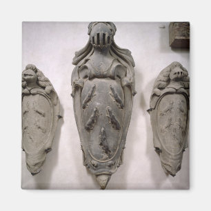 Coats of Arms from the Vecchietti Family (stone) Magnet
