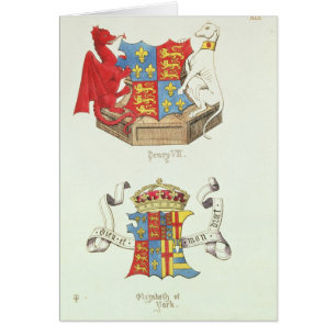 Coats of Arms of Henry VII and Elizabeth of York