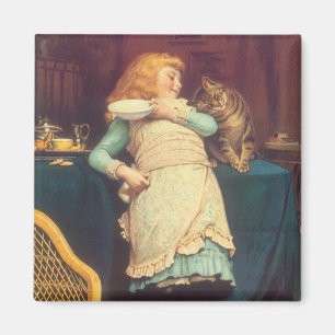 Coaxing Better Than Teasing Charles Burton Barber Magnet