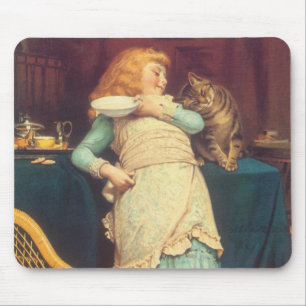 Coaxing Better Than Teasing Charles Burton Barber Mouse Pad