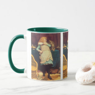 Coaxing Better Than Teasing Charles Burton Barber Mug
