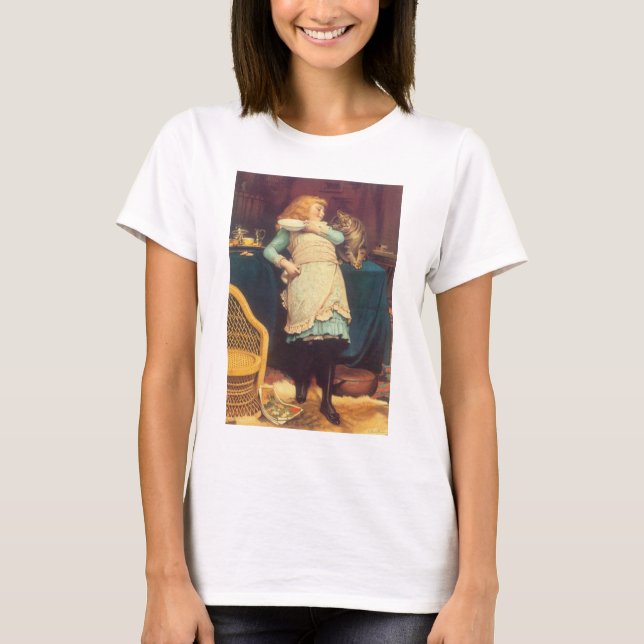 Coaxing Better Than Teasing Charles Burton Barber T-Shirt (Front)