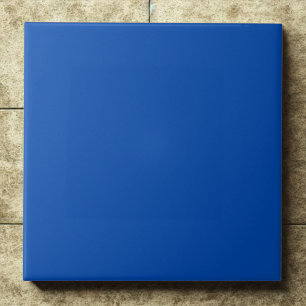 Cobalt Blue #0047ab Deep Bold Modern Accent Ceramic Tile