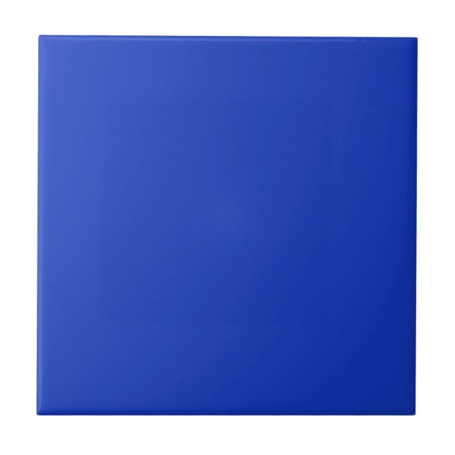 Cobalt Blue 1338BE Colour, With Option to Add Imag Ceramic Tile (Front)