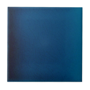 Cobalt Blue Antique Repro Shaded Faux Finish Ceramic Tile