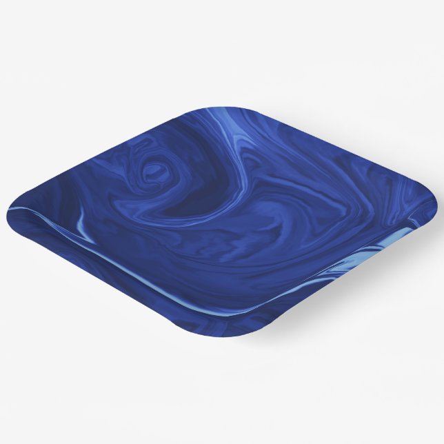 Cobalt blue background plate (Angled)