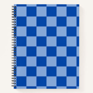 Cobalt Blue Chequerboard Notebook