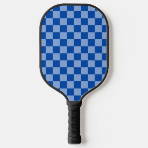 Cobalt Blue Chequerboard Pickleball Paddle