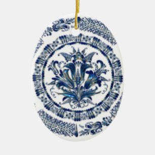 Cobalt Blue Christmas Ornaments