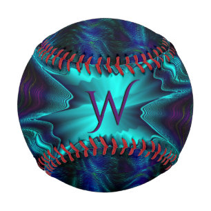 Cobalt Blue Design Guitar Pick Baseball