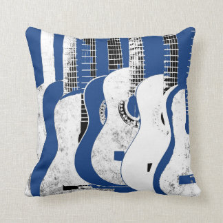 Cobalt Blue Guitar Pillow