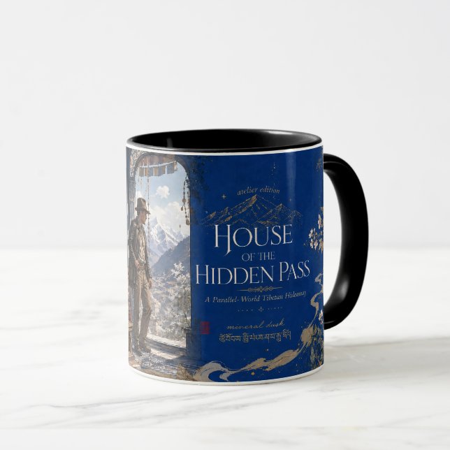 Cobalt Blue Hidden Pass Adventure Explorer Mug (Front Right)