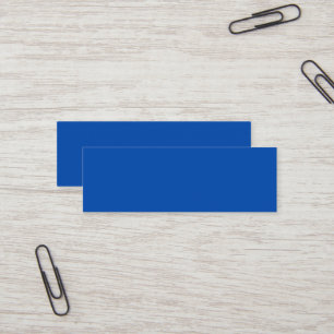 Cobalt Blue Mini Business Card