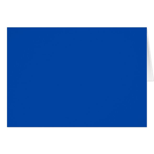Cobalt Blue Note Card (Front Horizontal)