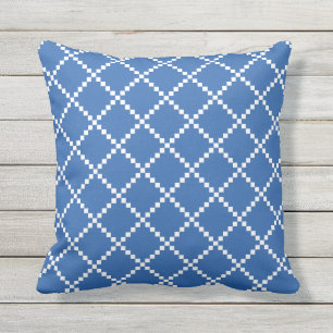 Cobalt Blue Outdoor Pillows Scandinavian