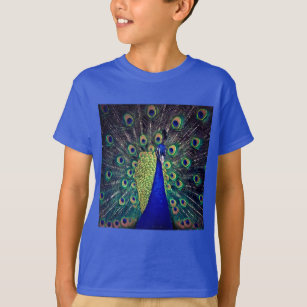 Cobalt Blue Peacock T-Shirt