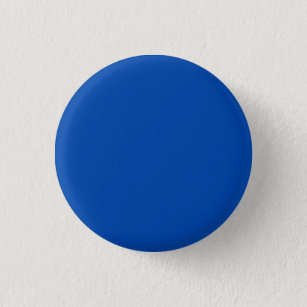 Cobalt Blue Solid Colour 3 Cm Round Badge