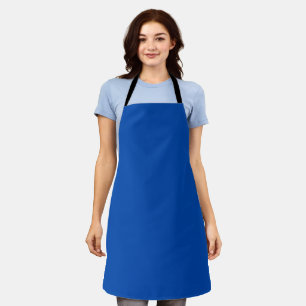 Cobalt Blue Solid Colour Apron