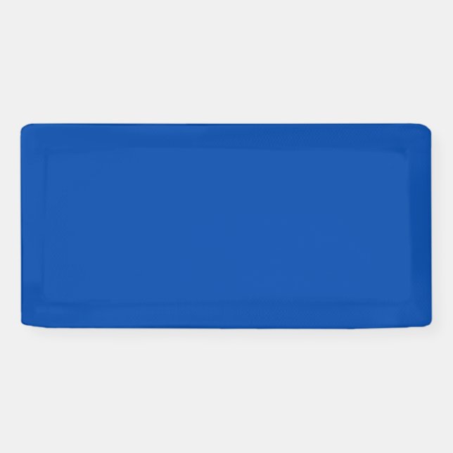 Cobalt Blue Solid Colour | Classic | Elegant Banner (Horizontal)