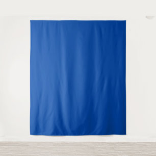 Cobalt Blue Solid Colour Classic Elegant Tapestry