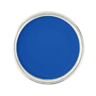 Cobalt Blue Solid Colour Lapel Pin