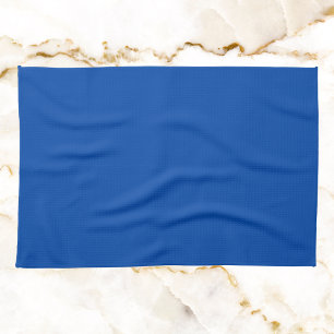 Cobalt Blue Solid Colour Tea Towel