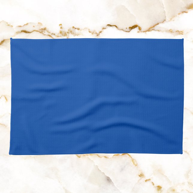 Cobalt Blue Solid Colour Tea Towel (Creator Uploaded)