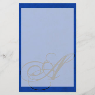Cobalt Blue Velvet Personalised Home Casino Stationery