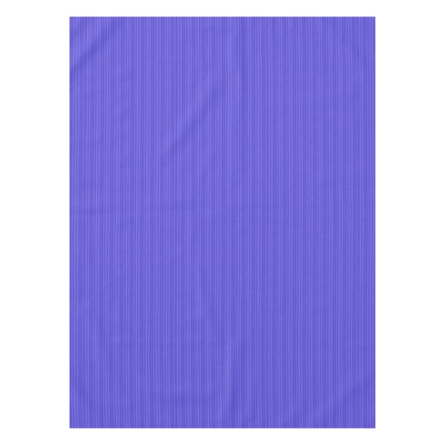 Cobalt Blue Vertical Stripes Tablecloth (Front)