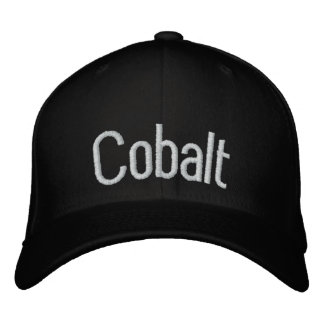 Cobalt Embroidered Hat