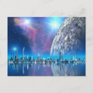 Cobalt Island Cities of the Future Postcard