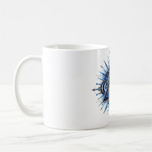 Cobalt Orbit Eye Coffee Mug