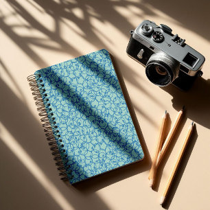 Cobalt Scribble Rings – minimal modern Pattern Planner
