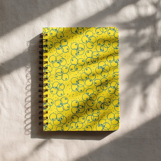 Cobalt Scribble Rings – modern Pattern Planner (Creator Uploaded)