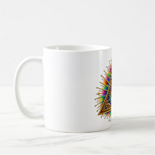 Cobalt Sun Eye Coffee Mug