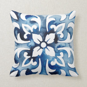 Cobalt Tile II Cushion