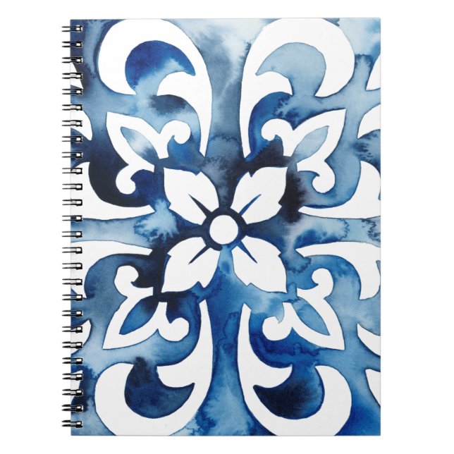 Cobalt Tile II Notebook (Front)