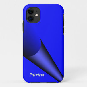 Cobalt Turn of the Page Personalised iPhone Case