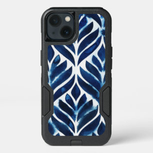 Cobalt Watercolor Tiles IV