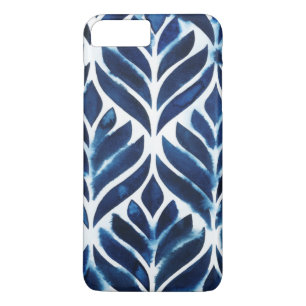 Cobalt Watercolor Tiles IV iPhone 8 Plus/7 Plus Case