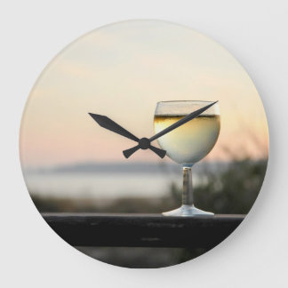 CobaltMoonDesignClocks, Wine Time,Round Wall Clock