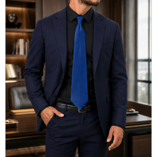 Cobalune Deep Royal Blue Textured Tie