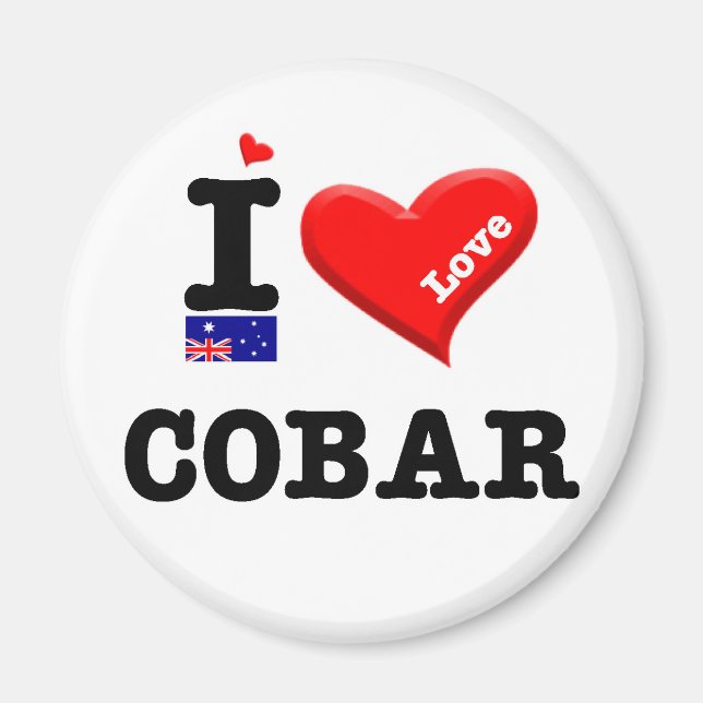 COBAR - I Love Magnet (Front)