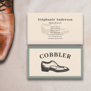 Cobbler - Shoe Repair Business Card