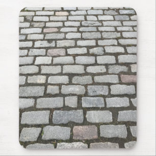 Cobblestone Stone Garden Pathway Sidewalk Photo Mouse Pad